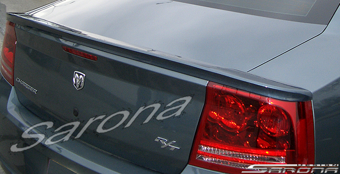 Custom Dodge Charger Trunk Wing  Sedan (2005 - 2010) - $249.00 (Manufacturer Sarona, Part #DG-019-TW)